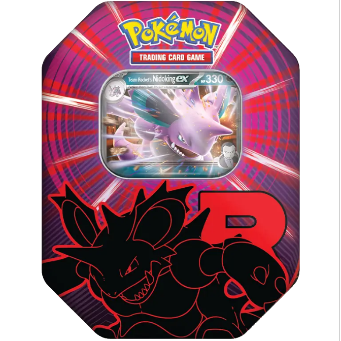 Pokemon Team Rocket Fall ex Tin – Team Rocket’s Nidoking ex