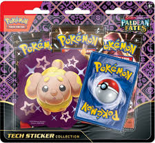 Pokemon Paldean Fates Tech Sticker Collection Fidough