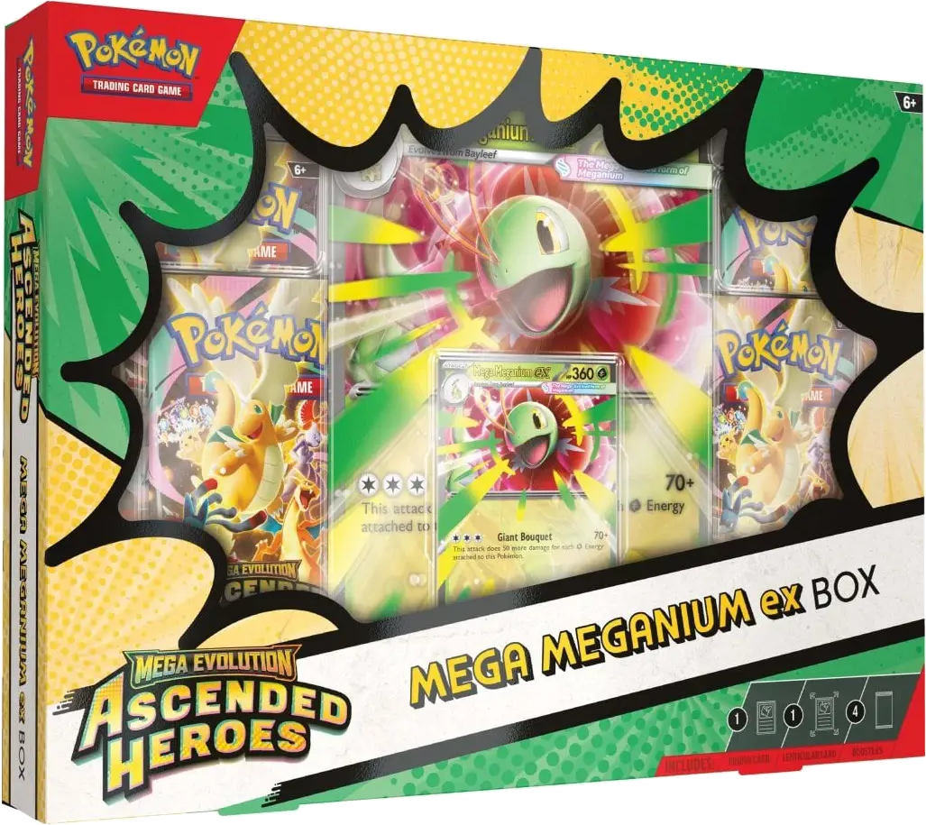 Ascended Heroes Mega Meganium ex Box