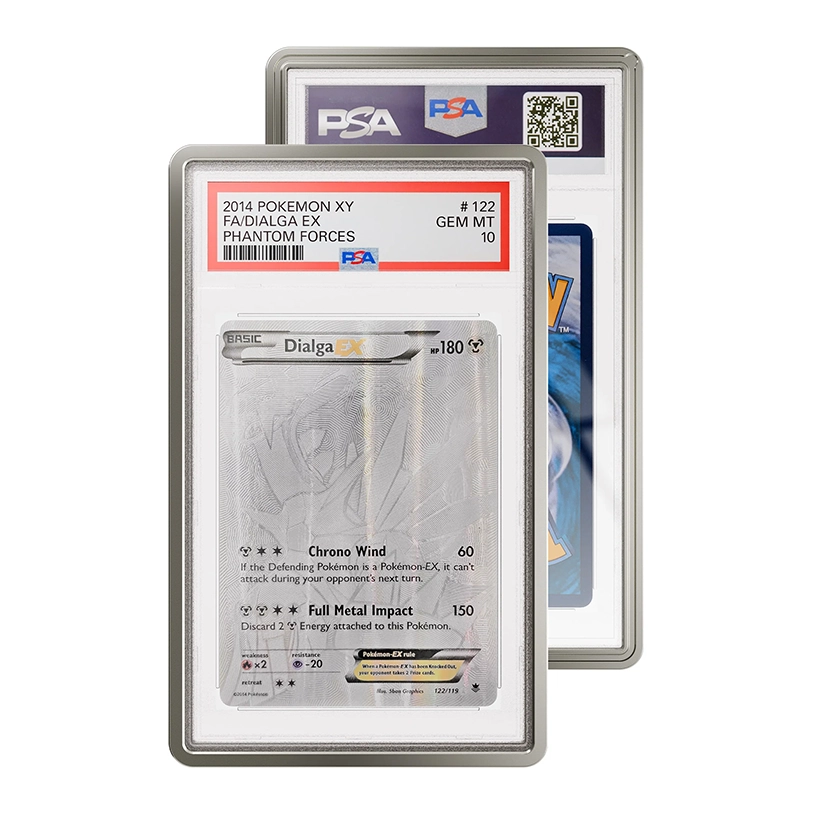 GradedGuard PSA Card Case – Metallic Silver (Limited Edition)