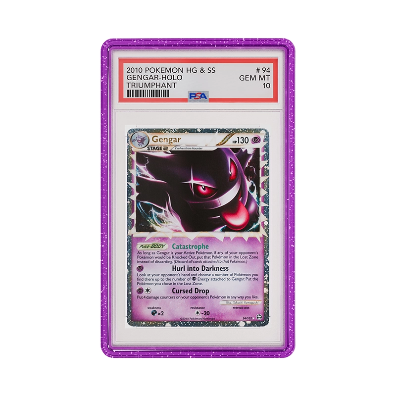 GradedGuard PSA Card Case – Purple Glitter (Limited Edition)