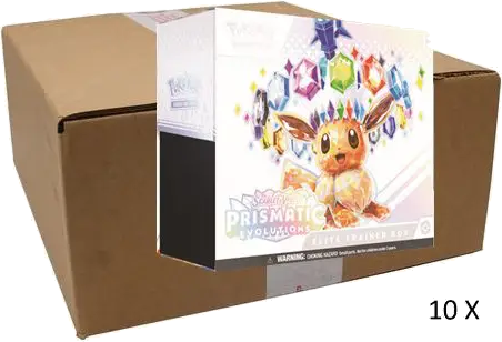 Prismatic Evolutions Elite Trainer Box Case (10 stuks)