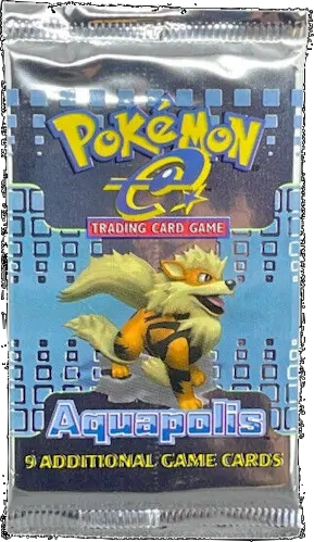 Pokemon Aquapolis Booster Pack (Tampered Sealed) Pokemon Aquapolis Booster Pack (Tampered Sealed)
