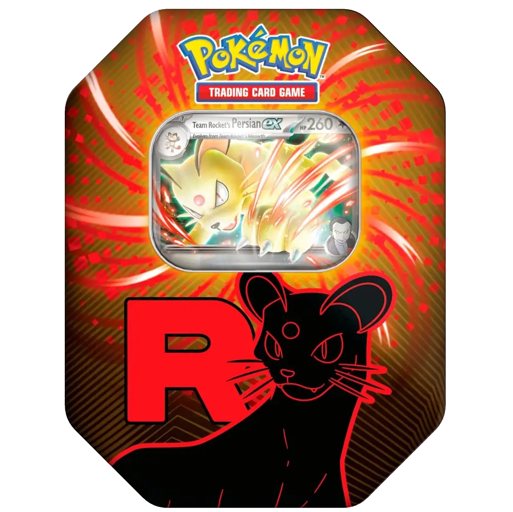 Pokemon Team Rocket Fall ex Tin – Team Rocket’s Persian ex