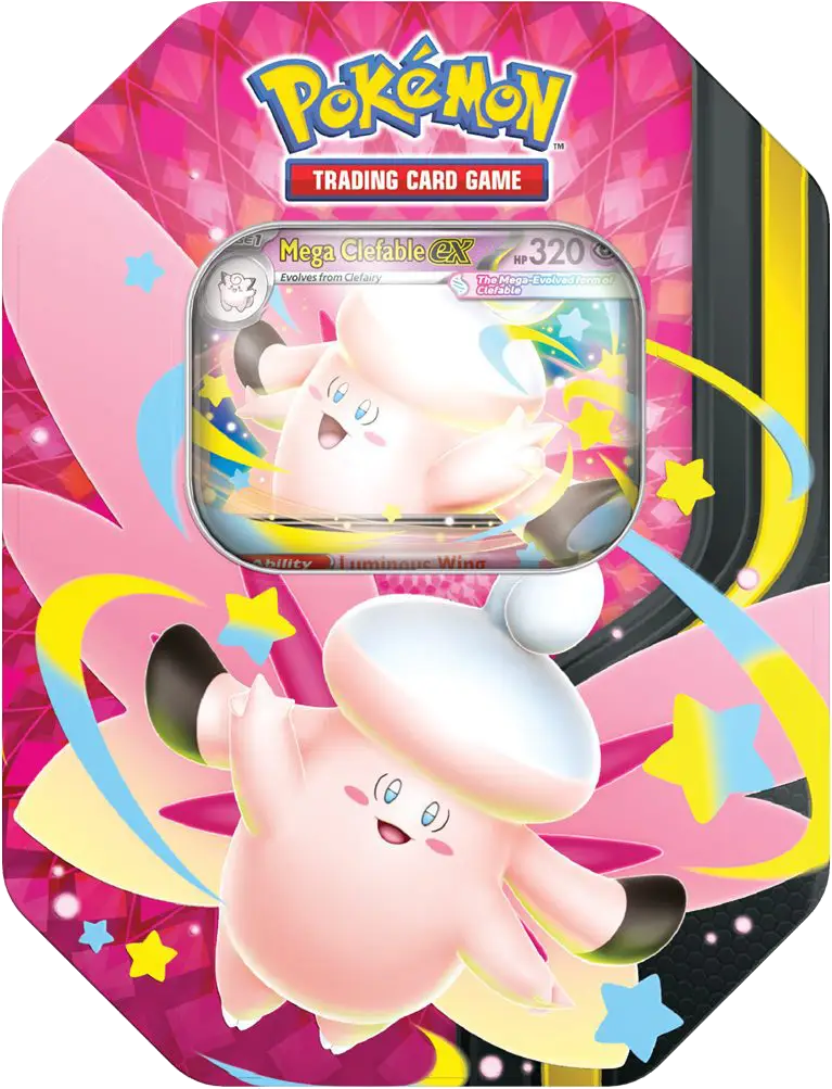Mega Clefable Moonlit EX Tin