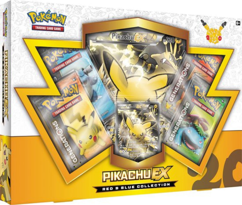 Pokémon Generations Red & Blue Pikachu EX Collection Box