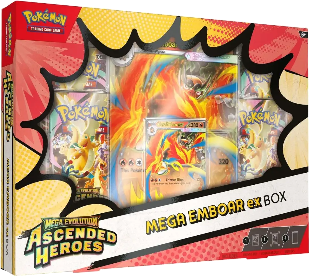 Ascended Heroes Mega Emboar ex Box