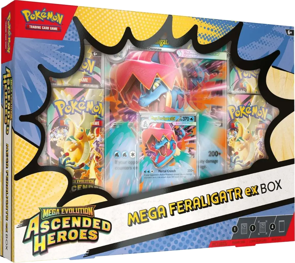 Ascended Heroes Mega Feraligatr ex Box