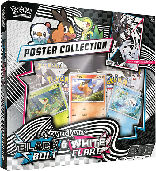 Black Bolt & White Flare – Unova Poster Collection